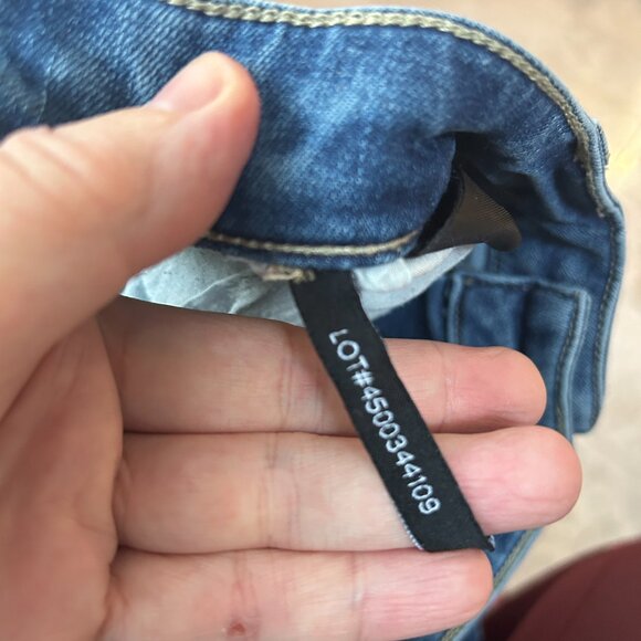 Buffalo by David Bitton Side Stripe Jeans Women's 32 Blue Denim Stretch Mid Rise - Picture 7 of 8